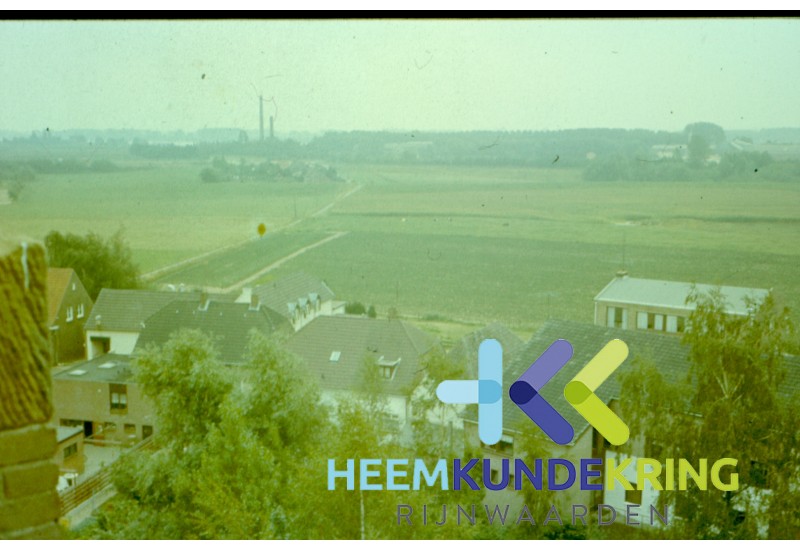 Zicht op Oude Rijn vanuit kerktoren Lobith Coll. G.B. Janssen (329)